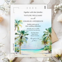 Tropical Beach Destination Wedding