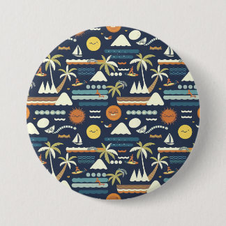 Tropical Beach Fun Pattern Knapp