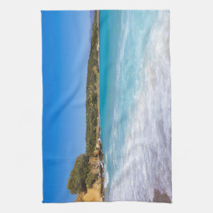 Tropical Beach Island Paradise Photo Kökshandduk