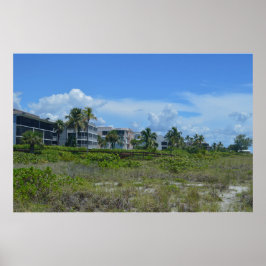 Tropical Beach Island Vacation Paradise Photo Poster