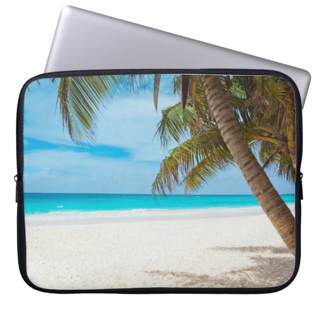 Tropical Beach Laptop Fodral (Framsidan)
