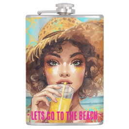 Tropical Beach, Lets Go to The Beach, Orange Turqu Fickplunta