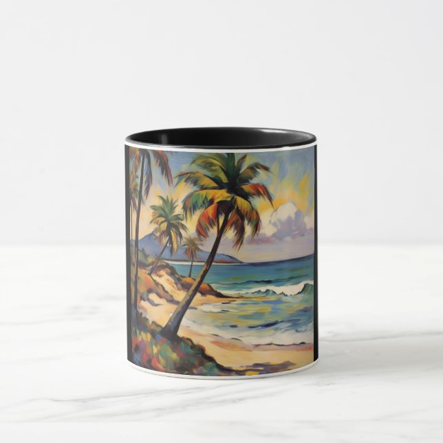 Tropical Beach Mug Mugg (Center)