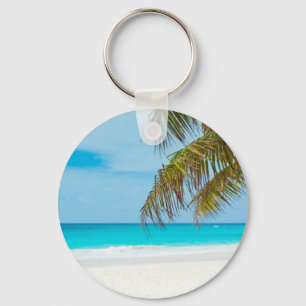 Tropical Beach Nyckelring
