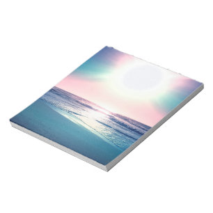 Tropical Beach Photo (Tropical Beach Foto), sommar Anteckningsblock
