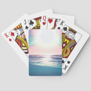 Tropical Beach Photo (Tropical Beach Foto), sommar Casinokort