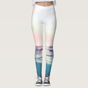 Tropical Beach Photo (Tropical Beach Foto), sommar Leggings