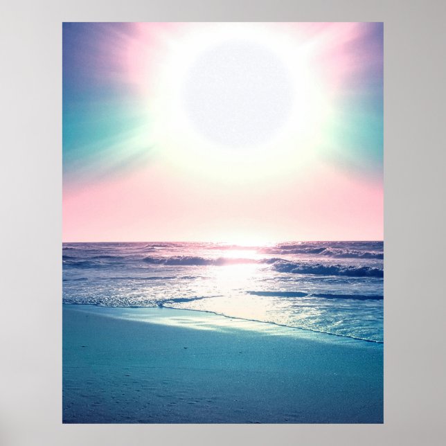 Tropical Beach Photo (Tropical Beach Foto), sommar Poster (Framsidan)
