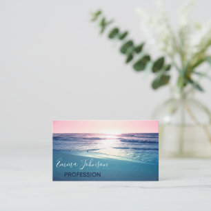 Tropical Beach Photo (Tropical Beach Foto), sommar Visitkort