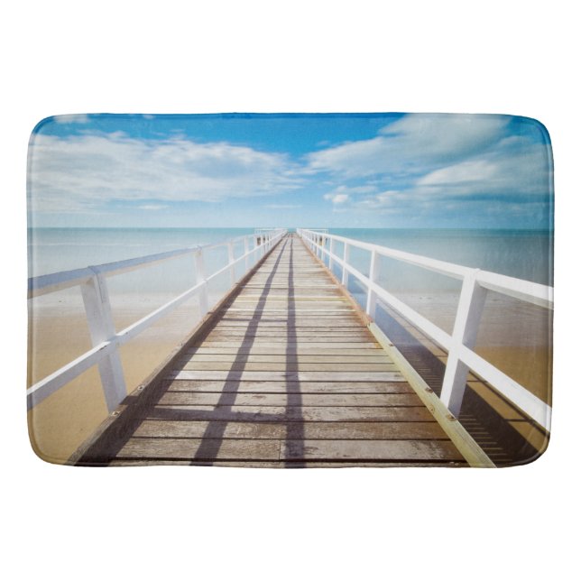 Tropical Beach Pier Badrumsmatta (Framsidan)