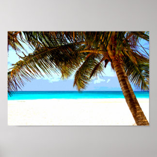 Tropical Beach Poster
