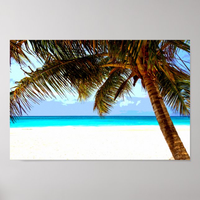 Tropical Beach Poster (Framsidan)