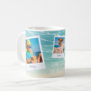 Tropical Beach Sand är fotot från New Snö Kaffemugg
