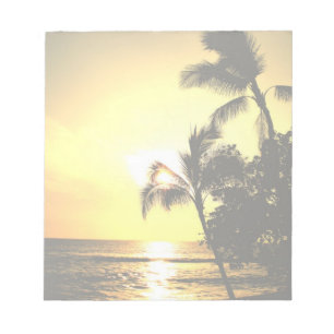 Tropical Beach Shoreline Anteckningsblock