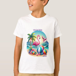 Tropical Beach Vacation 2024 Matching Shirts T Shirt