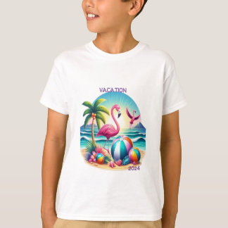 Tropical Beach Vacation 2024 Matching Shirts T Shirt