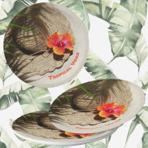 Tropical Beach Vibes Hibiscus Blommigt