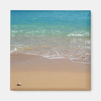 Tropical Beach - Waikiki, Oahu, Hawaii Magnet