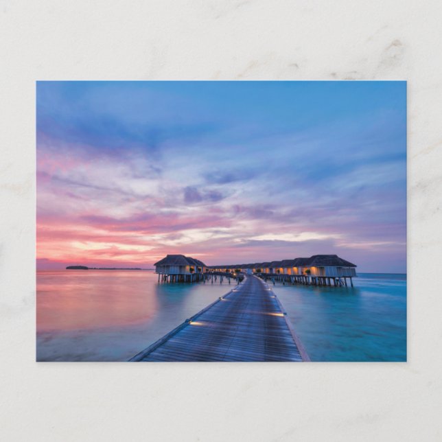 Tropical Beaches | Maldives Bungalows Vykort (Framsida)