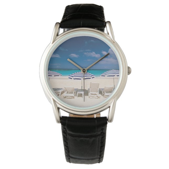 Tropical Beaches | Tropical Beach Anguilla Armbandsur (Framsida)