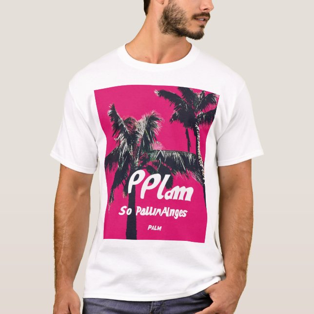 "Tropical Bliss Escape" T-shirt (Framsida)