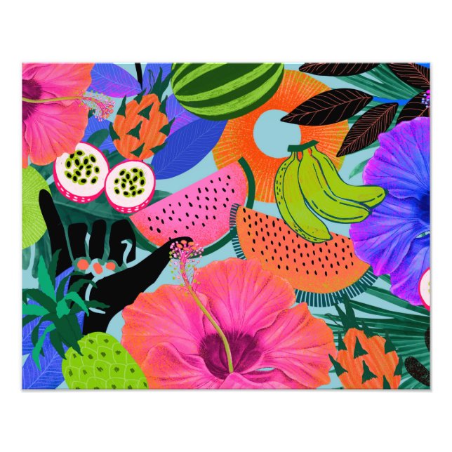 Tropical Bliss Fototryck (Framsidan)