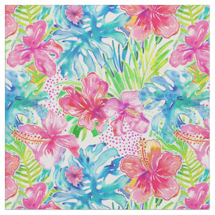 Tropical Blommar Dream Tyg