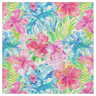 Tropical Blommar Dream Tyg
