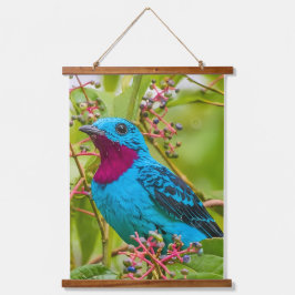 Tropical Blue Spangled Cotinga Rainforest Bird