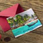 Tropical Bocas del Toro Panama Vykort<br><div class="desc">Kolla in det vackra Bocas del Toro Panama-vykortet som har berömden strand på Sydamerikas resmål i Sydamerika. Gör en resande souvenir i fantastisk för alla turister i Bocas del Toro. Gör det till din egen och köp nu.</div>