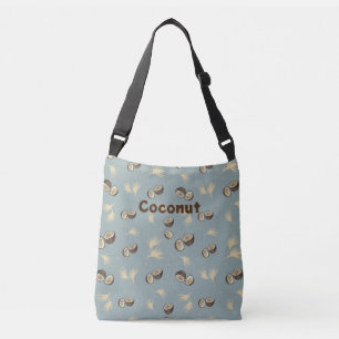 "Tropical Boho Coconut Mönster" Axelväska
