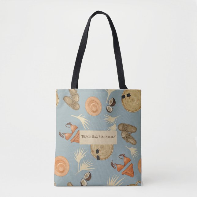 "Tropical Boho Getaway" Tygkasse (Framsida)