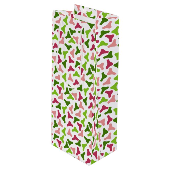 Tropical Boomerang Simple Mönster Gift Bag (Framsidan Vinklad)