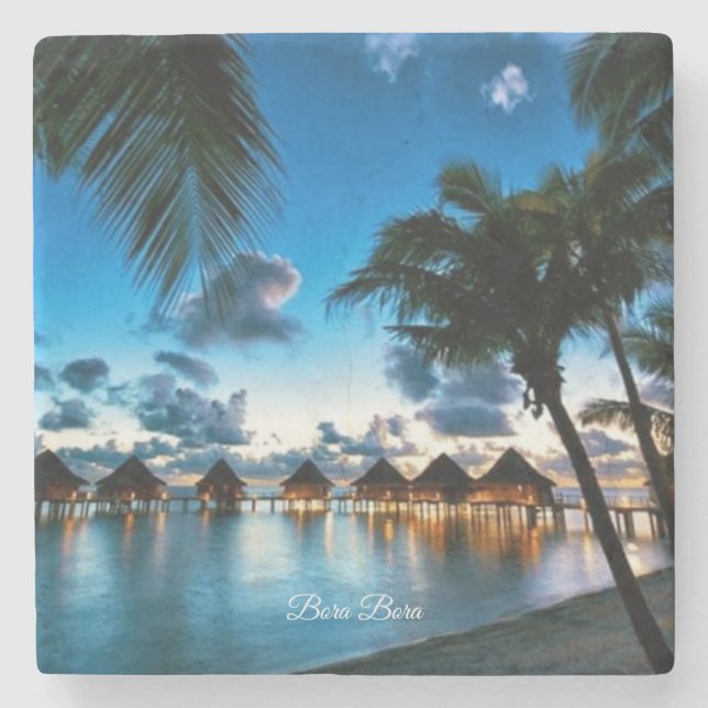 Tropical Bora Bora Stenunderlägg (Framsidan)