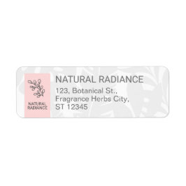 Tropical Botanicals Rosa Company Returadress Returadress Etikett