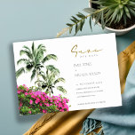 Tropical Bougainville Handflatan Träd Rosa Grönt Spara Datumet<br><div class="desc">Om du vill ha fler anpassningar eller andra matchande artiklar kan du kontakta mig på yellowfebstudio@gmail.com</div>