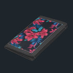 Tropical bouquet<br><div class="desc">Handdragen bukett av tropiska blommor, handflatan löv och fjärilar</div>