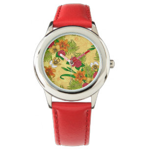 Tropical bouquet armbandsur
