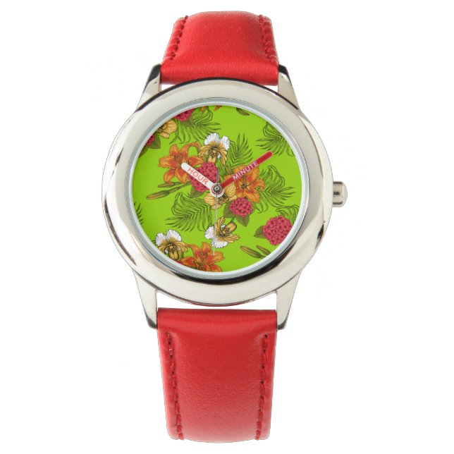 Tropical bouquet armbandsur (Framsida)