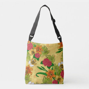 Tropical bouquet axelväska