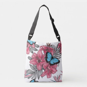 Tropical bouquet axelväska