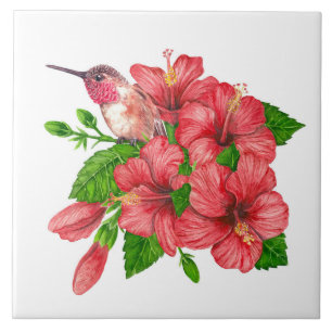 Tropical bouquet kakelplatta