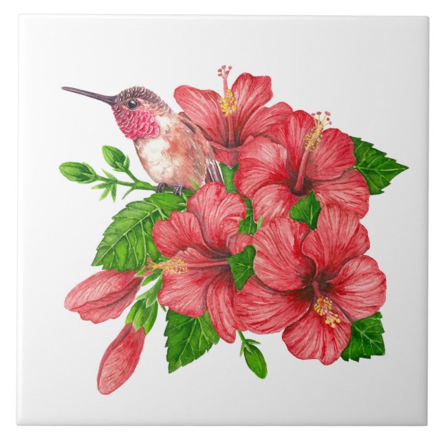 Tropical bouquet kakelplatta (Framsidan)