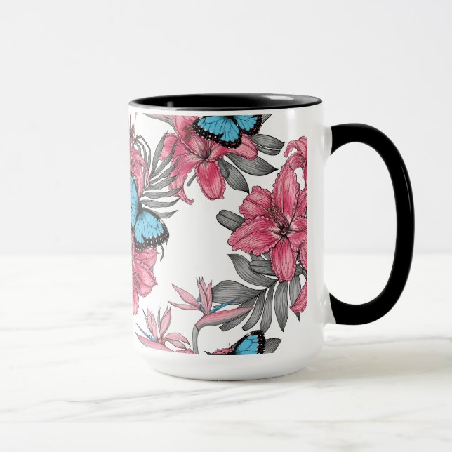 Tropical bouquet mugg (Höger)