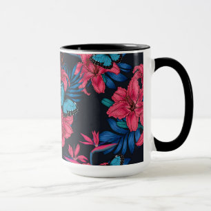 Tropical bouquet mugg