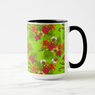 Tropical bouquet mugg