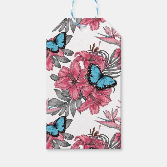 Tropical bouquet presentetikett (Framsidan)