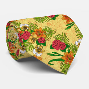 Tropical bouquet slips