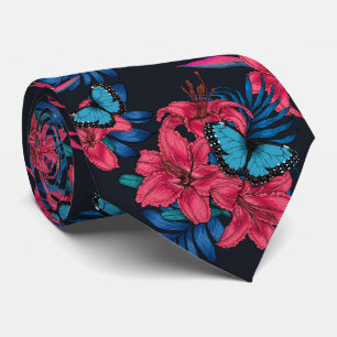Tropical bouquet slips
