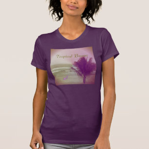 Tropical Breeze Bra Jersey Eggplant T-shirt